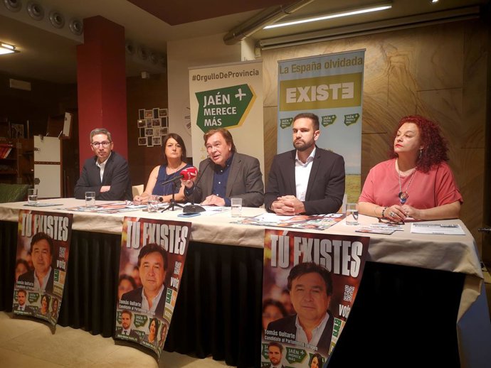 El candidato número uno de Existe, Tomás Guitarte.