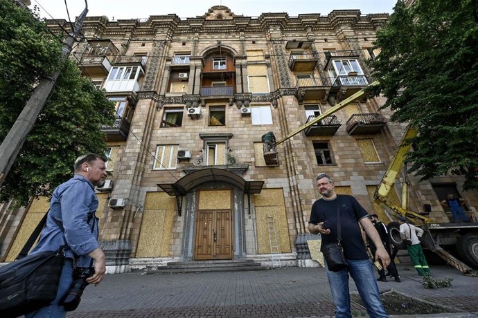 Ataque ruso en Zaporiyia 