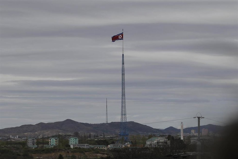 Archivo - Frontera entre Corea del Norte y  Corea del Sur