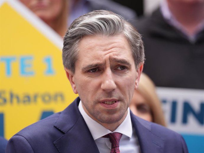 El primer ministro irlandés, Simon Harris