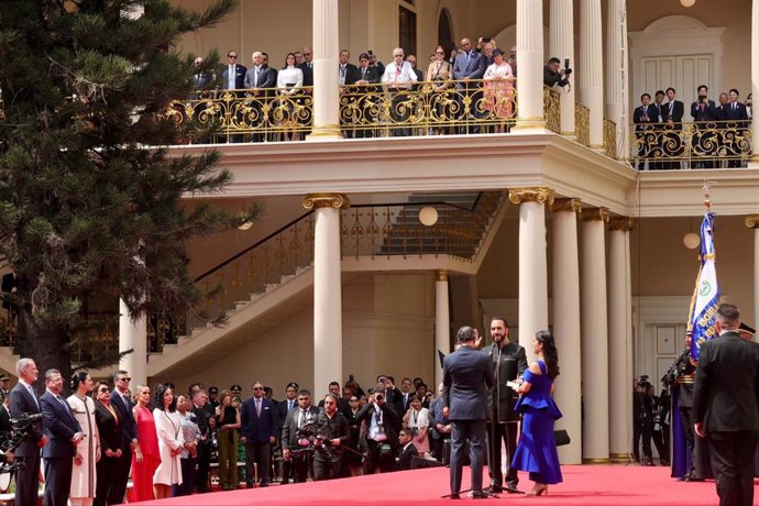 La delegación estadounidense presente en la investidura presidencial del presidente salvadoreño, Nayib Bukele.