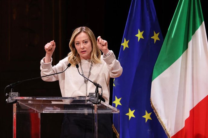 La primera ministra de Italia, Giorgia Meloni