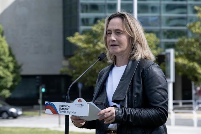 La candidata de Geroa Bai CEUS, Amaia Arrizabalaga.