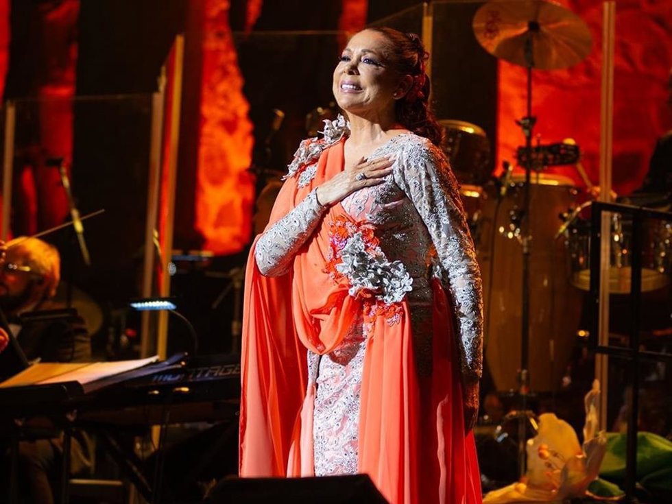 ISABEL PANTOJA OFRECE UN CONCIERTO EN EL TEATRO ROMANO DE MÉRIDA