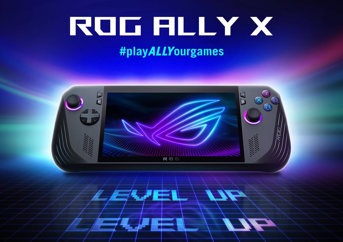 Introducing the New Asus ROG Ally X Console: Double Battery Capacity, Enhanced Ergonomic Design, and 24GB RAM