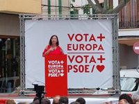 Armengol pide votar PSOE "para Europa más verde" frente a "pantomima" de pacto social por la sostenibilidad de PP