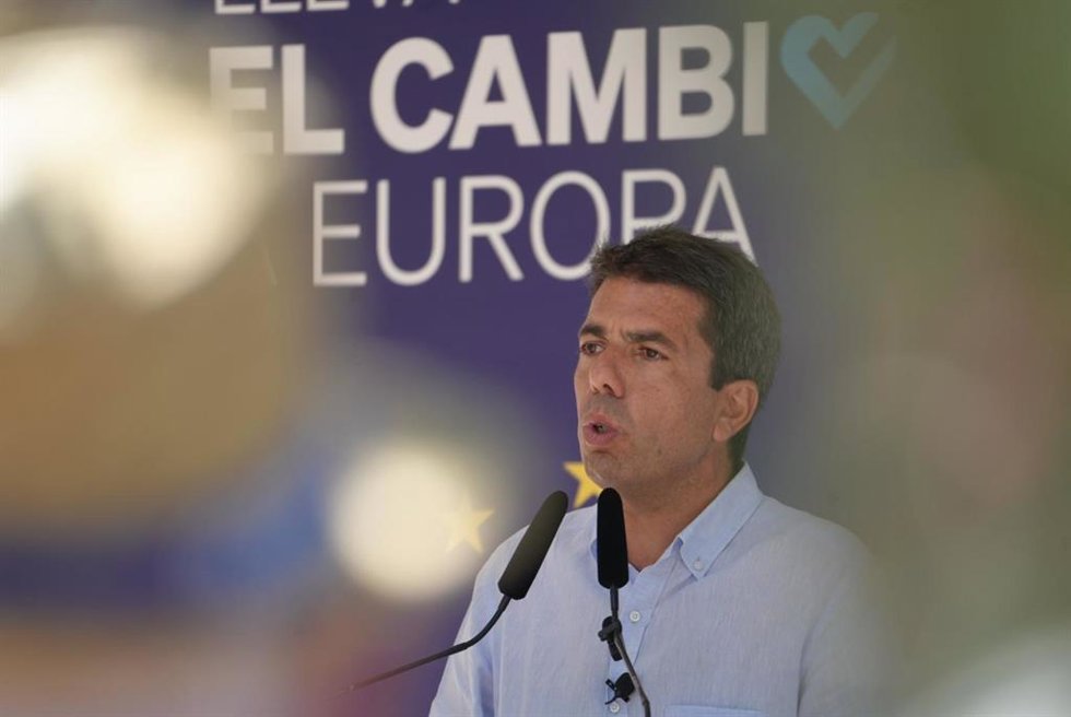 El presidente del PPCV, Carlos Mazón