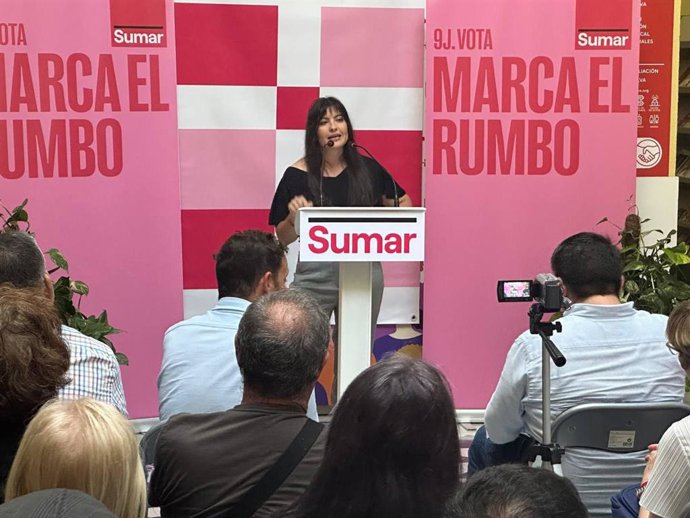 La secretaria de Organización de IU en Huelva, Ana Delgado