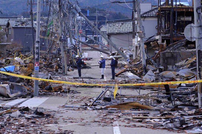 Archivo - La península de Noto (Japón) un mes después del terremoto de principios de año