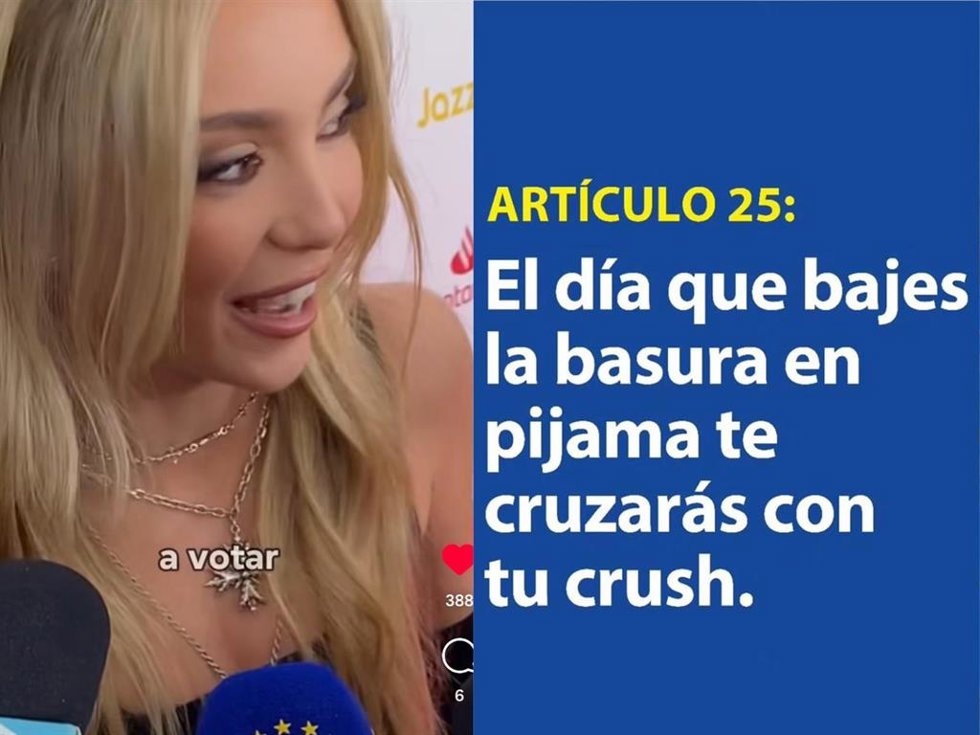 Ana Mena anima a los jóvenes a votar en las Elecciones Europeas