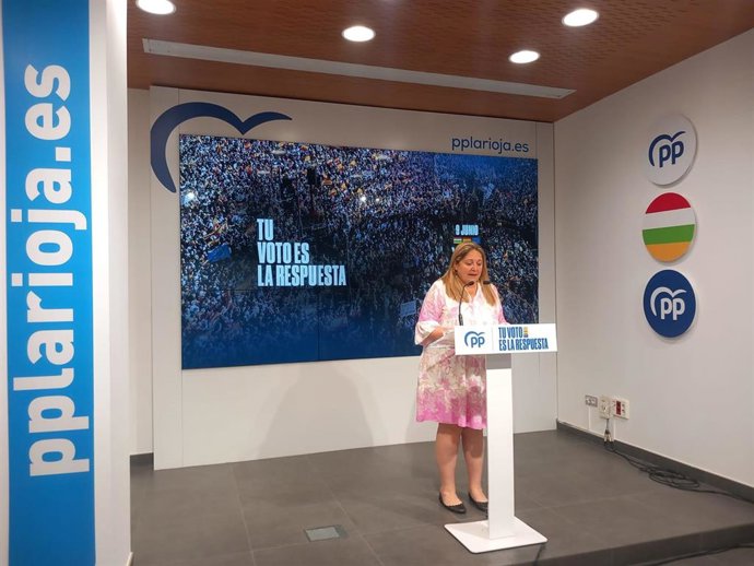 La candidata del PP de La Rioja a Europa, Esther Herranz