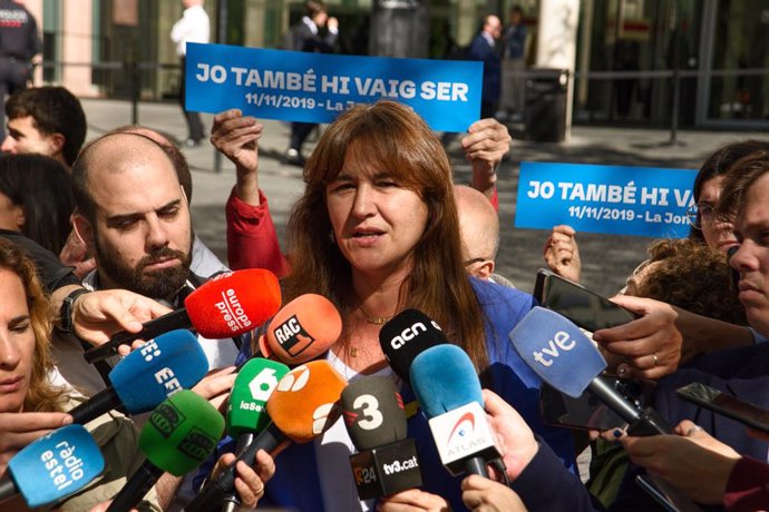 La presidenta de Junts, Laura Borràs