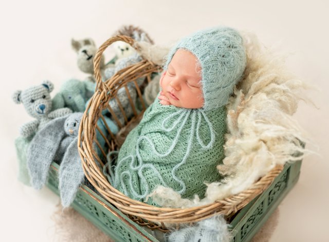 Fotos creativas de bebés Invierno