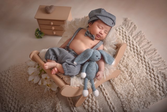 Fotos creativas de bebés accesorios
