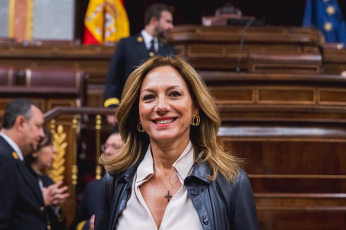 Archivo - Sevilla.- La diputada de Vox Reyes Romero defiende a los agricultores del Bajo Guadalquivir en el Congreso