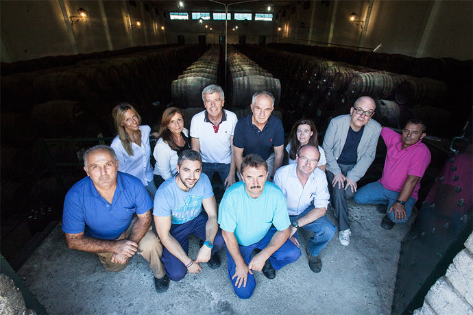 Equipo de trabajo de Bodegas Robles.