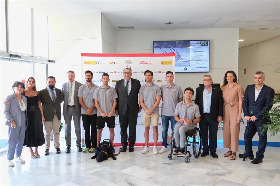 Presentación de  los deportistas paralímpicos andaluces preseleccionados para París 2024.