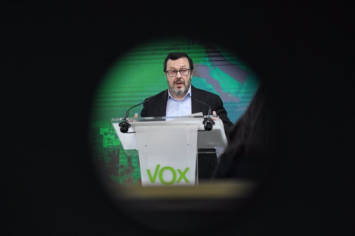 Archivo - El portavoz de Vox, José Antonio Fúster.