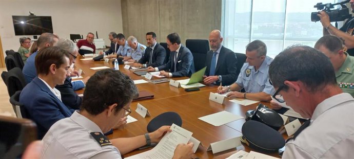 Imagen de la reunión anual convocada por el fiscal superior de la Región con los organismos e instituciones públicas y privadas con competencias en seguridad y salud laboral