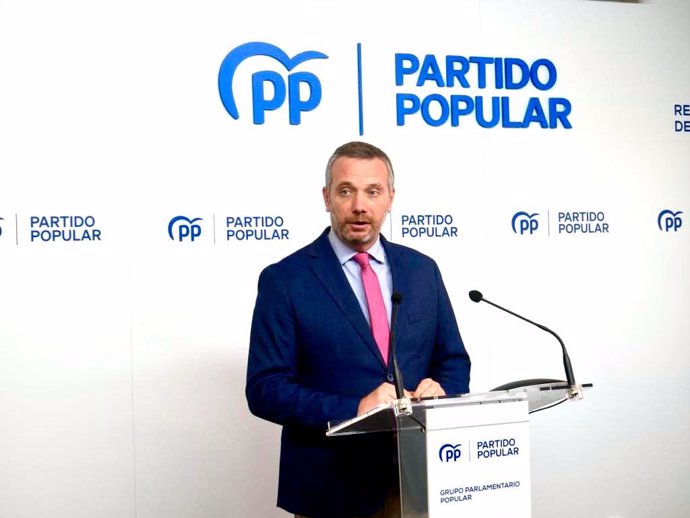 El vicesecretario de Organización, Comunicación y Electoral del Partido Popular de la Región de Murcia Joaquín Segado