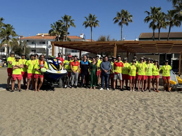 Un total de 87 de efectivos componen el dispositivo de salvamento y socorrismo de Mijas para la temporada alta