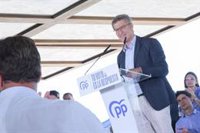 Feijóo ve a Mato como el "único" eurodiputado canario: "El PP tiene que ganar en Canarias"