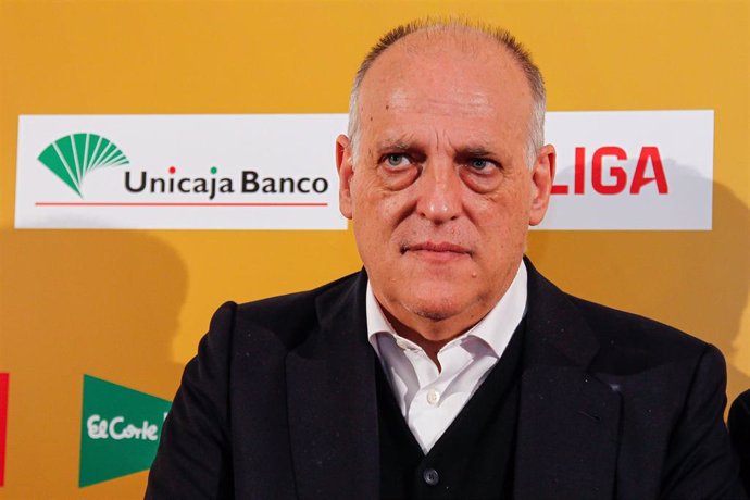 Archivo - Javier Tebas, presidente de LaLiga