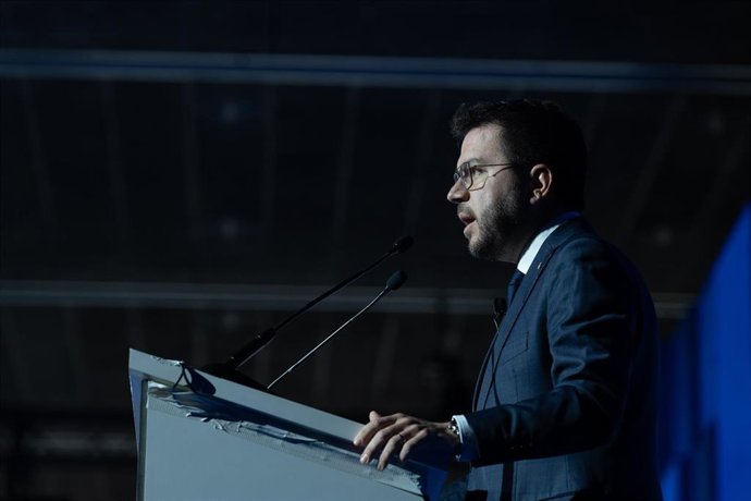El presidente en funciones de la Generalitat, Pere Aragons, en una imagen de archivo.