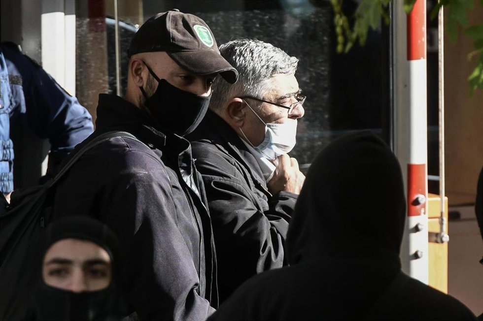 Archivo - Nikos Michaloliakos, líder del ilegalizado partido neonazi griego Amanecer Dorado