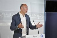 El PP destaca que Extremadura "crece" gracias a la apuesta de Guardiola por una economía "libre" y "dinámica"