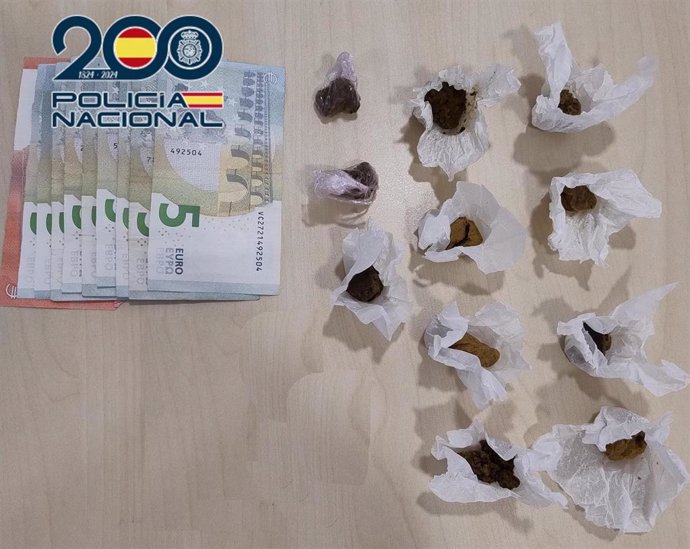 Detenido en Santander un joven que llevaba 30 gramos de hachís