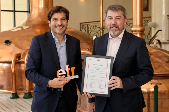 Damm renova el seu certificat com a empresa familiarment responsable