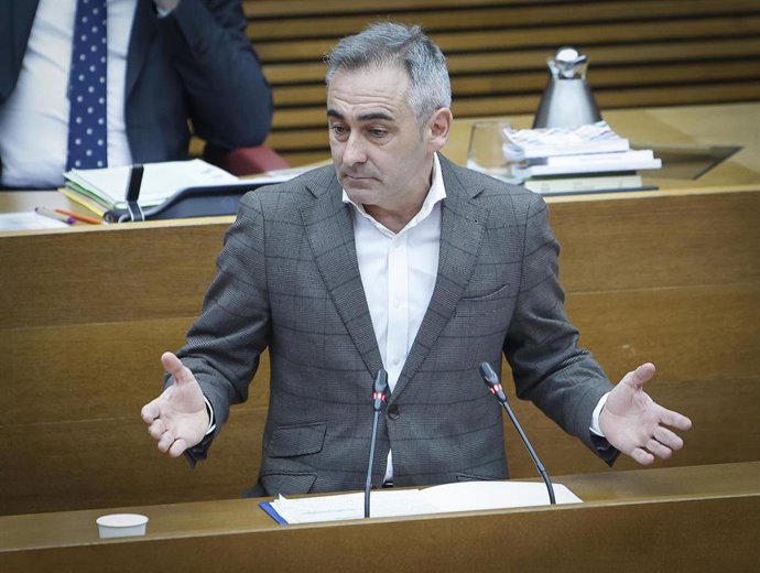 Archivo - El síndic del PP en Les Corts, Miguel Barrachina