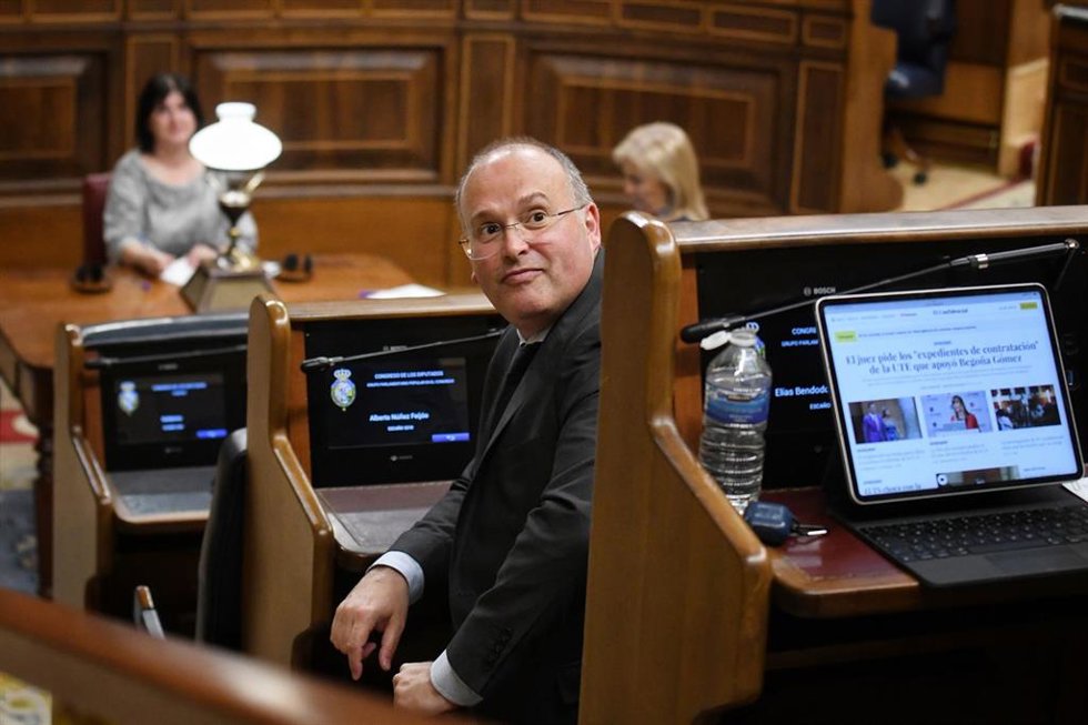 El portavoz del PP en el Congreso, Miguel Tellado.