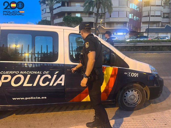 Policía Nacional en Ibiza.