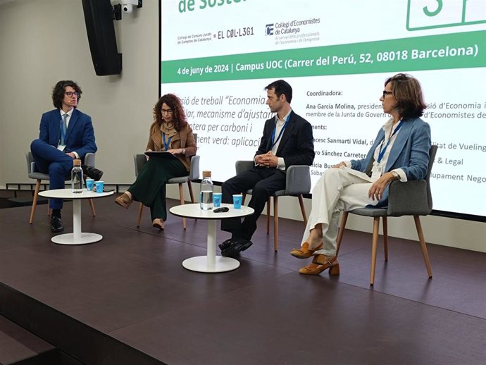 Mesa redonda sobre economía circular en el II Congrés Catal de Sostenibilitat, celebrado en Barcelona a martes 4 de junio