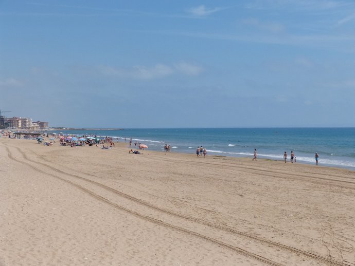 Playa de La Mata de Torrevieja (Alicante).