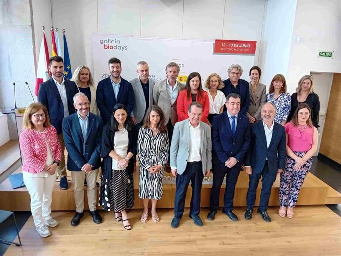 Acto de presentación del foro Galicia Biodays 2024, que se celebra en Vigo.
