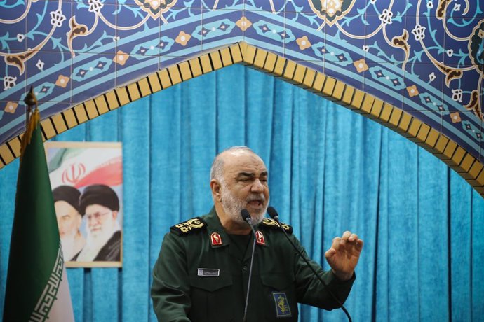 Archivo - El comandant en cap de la Guàrdia Revolucionària Islàmica, Hossein Salami