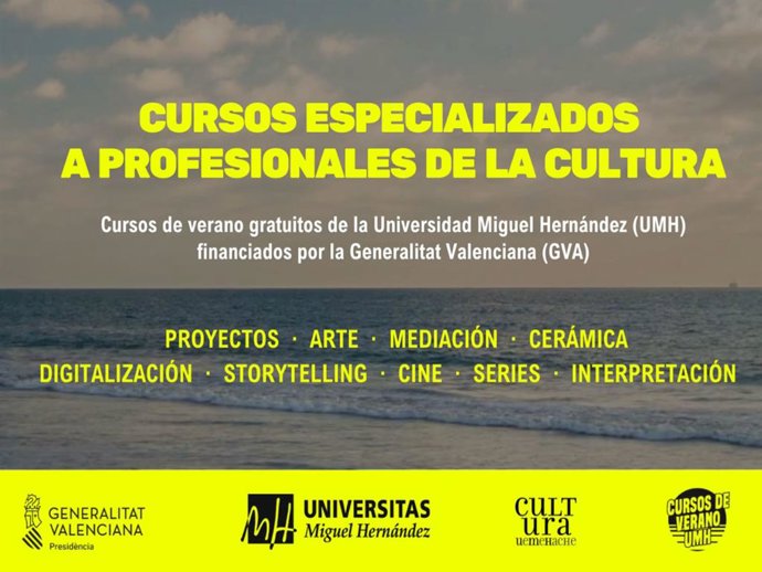 Archivo - La Generalitat financia 13 cursos de verano de la UMH para profesionales de la cultura