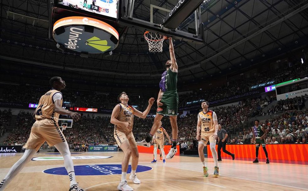 David Kravish, en un partido con el Unicaja.