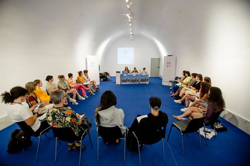 Imagen anterior de una de las sesiones de las Jornadas Profesionales de Danza