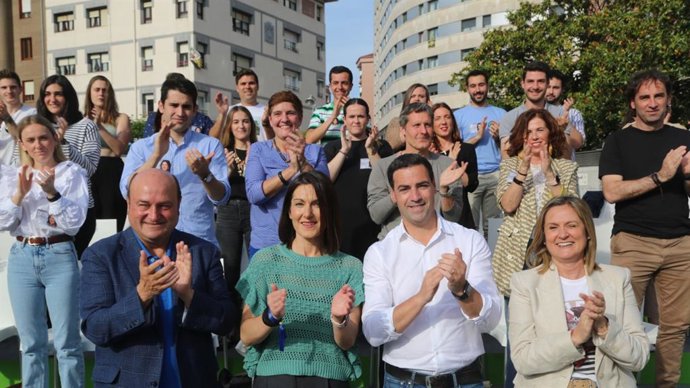 Mitin del PNV en Barakaldo (Bizkaia)