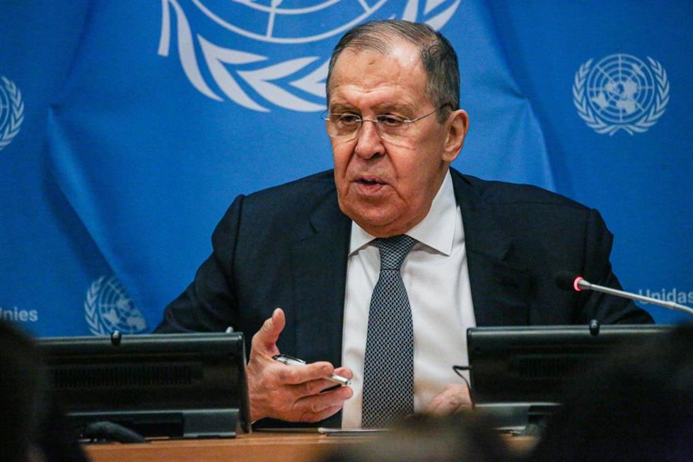 Archivo - El ministro de Defensa, Sergei Lavrov
