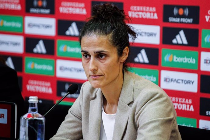 Archivo - Montse Tome, Spain women's national team coach, attends the media, during his press conference at Ciudad del Fútbol on February 15, 2024 in Las Rozas, Madrid, Spain.