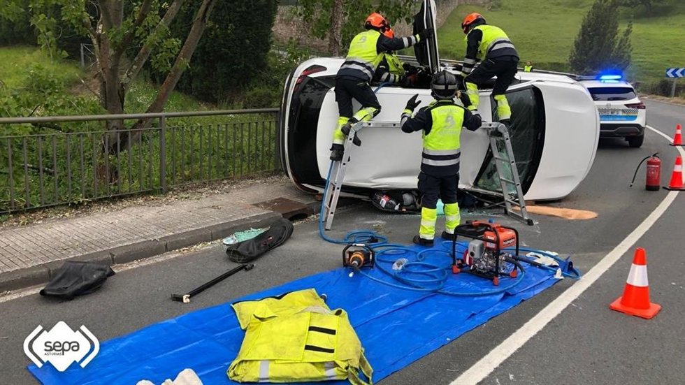 Accidente de tráfico en Corvera.