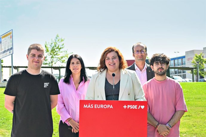 Elena Sáncho, candidata navarra del PSOE a las elecciones europeas.