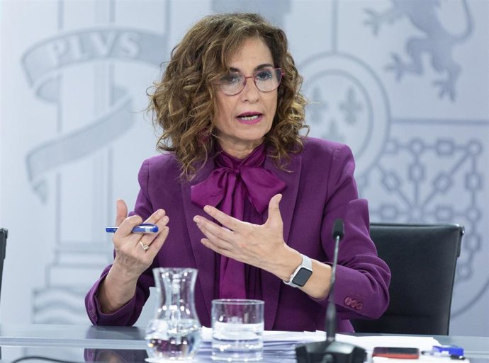 La vicesecretaria general del PSOE, vicepresidenta primera y ministra de Hacienda, María Jesús Montero, en una imagen de archivo.