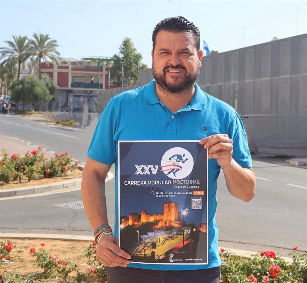 El delegado de Deportes, Pedro Gracia,ha informado este miércoles del recorrido de lal Carrera Noctura 2024.