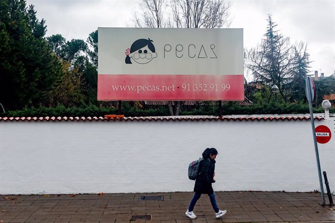 Archivo - Exterior de las instalaciones del centro infantil Pecas de Pozuelo de Alarcón.